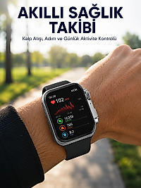 RS12 PRO+ 2025 Serisi Uzun Şarj Süreli Garantili Full Ekranlı Özel Üretim Akıllı Saat – 2GB Hafıza, AMOLED, GPS, Sesli Arama Yeni Nesil