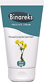 BİNAREKS ERKEKLERE ÖZEL 50 ML PROS. BAKIM KREMİ - TÜM CİLT TİPLERİ IÇİN UYGUNDUR.