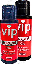 VİP LUBRİKANT JEL 60 ML + MASAJ YAĞI