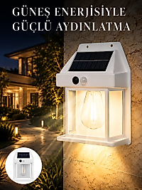 Sensörlü Solar Led Dış Duvar Aydınlatma Yeni Nesil