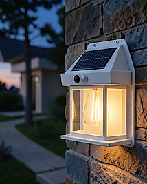 Güneş Enerjili Duvar Lambası 1800mAh Bataryalı XUCZZZBK888-1-1