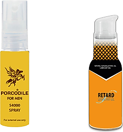 PORCODİLE SPRAY 20 CC + RETARD GLİDE JEL