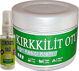 KIRKKİLİT OTU KREMİ 100 ML TESKİN KREMİ + ÇÖREK OTU YAĞI TESKİN YAĞI 30 ML
