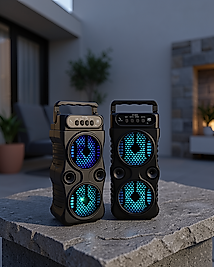 Bluetooth Hoparlör 1200 mAh LED Işıklı UCZZZ1688HOPARLÖR-2