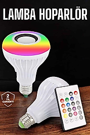 Kablosuz Bluetooth Hoparlör Led Lamba UUCZLAMBAHOPARLÖR3-1