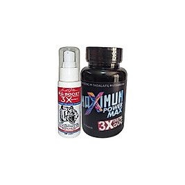 MAXSİZE 50 ML ERKEĞE SERTPENİS KREM + MAXİMUM POWER MAX BLACK 30LU
