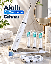 Şarjlı Akıllı Diş Temizleme Cihazı 5 Farklı Temizleme Modlu Hassas Bakım Cihazı