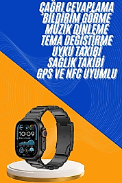 Akıllı Saat 3 Kordonlu Waterproof Adımsayar, Titreşim ve GPS Özelliği
