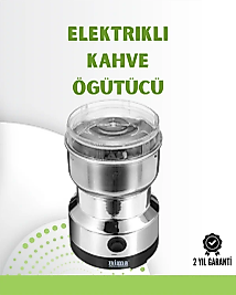 Kahve ve Baharat Değirmeni | Kompakt, Hafif, Hızlı Öğütme, Şeffaf Kapaklı, Kolay Kullanım