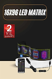LED Matris Piksel Panel 5V USB UUCZZZ16X96LEDMATRİXXXXXX2
