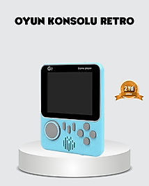 Taşınabilir Retro Oyun Konsolu – 3.5 İnç LCD, 666 Klasik Oyun, TV Destekli