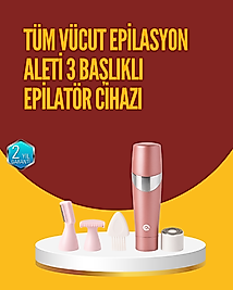 Acısız ve Hassas Tüy Temizleme Cihazı – 3 Başlıklı