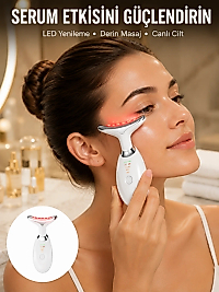 7 Renkli LED Cilt Yenileyici Masaj ve Bakım Cihazı Yeni Nesil