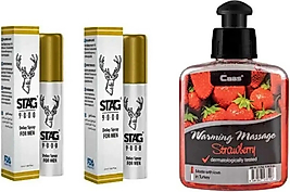 SÜPER ÇİLEK AROMALI KAYGANLAŞTIRICI MASAJ YAĞI ERKEKLERE ÖZEL SPREY 2 ADET