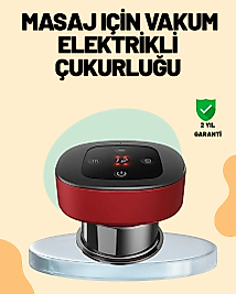 4’ü 1 Arada Elektrikli Çukurluk Masaj Seti Isı Masaj ve Kırmızı Işık