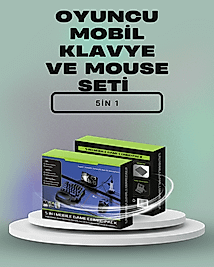 Mobil Oyunlar için Klavye, Mouse ve Dönüştürücü Seti