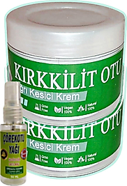 KIRKKİLİT OTU KREMİ 2 ADET 100 ML KREMİ + ÇÖREK OTU YAĞI YAĞI 30 ML