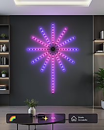 RGB LED Duvar Lambası Telefon Kontrollü UCZZDP626IŞIK-5-1