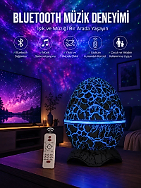 Dinozor Speaker Renk Değiştirme Projeksiyon Modu Bluetooth Hoparlör Gece Lambası Yeni Nesil