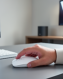 Kablosuz Bluetooth Oyuncu Mouse Sessiz Tıklama UCZZPG908BEYAZ-2