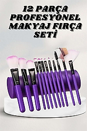 Makyaj Fırçası 12 Parça Set Göz Makyajı İçin Yumuşak Uçlu UUCZ12PFIRÇASETİ3-1