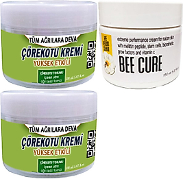 ÇÖREKOTU ÇÖREK OTU KREMİ 2 ADET 150 ML + BEECURE KREM 150 ML / KREM SETİ