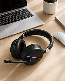 Kulaküstü Bluetooth 5.0 RGB Işıklı UCZZMAX17-3-1