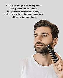 5-in-1 Saç ve Sakal Şekillendirici XUCZ5BAŞLIKLITIRAŞM