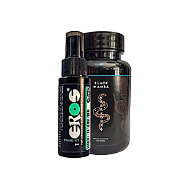 EROSPROF101 ERKEKLERE BÜYÜK BOY 60ML GECİKTİRİCİSTOP SPREY + SİYAHKOBRA ERKEKLERE ÖZEL HİSSİ 60LI