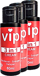 VIP 3İN1 KREM 3 ADET ERKEĞE ÖZEI 3 ETTKİ BİRDEN KREMİ 60 ML