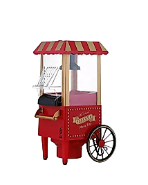Nostaljik Tasarımlı Yağsız Mısır Patlatma Makinesi