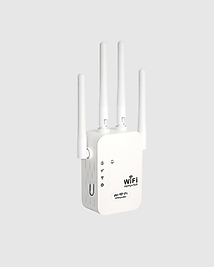 300Mbps WiFi Menzil Genişletici 4 Antenli WPA3 Güvenlikli Priz Tipi Repeater