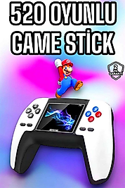 Game Stick 520 Oyunlu Retro Konsol Çocuklara Özel
