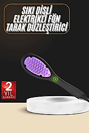 Yıpranma Karşıtı Saç Düzleştirici Tarak Fön Tarak 5 Kademeli