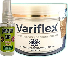 SÜPER VARİFLEX BACAK BAKIMI KREMİ 100 ML + ÇÖREK OTU YAĞI 30 ML