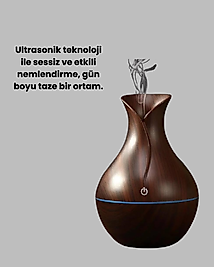 Ultrasonik Aromaterapi Difüzör 130ml UCZZZ2070HAVANEMLENDİRİCİ