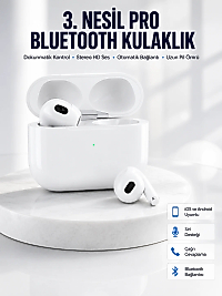 Bluetooth Kulaklık 3. Nesil Ios Android Uyumlu Yeni Nesil Wireless Charge