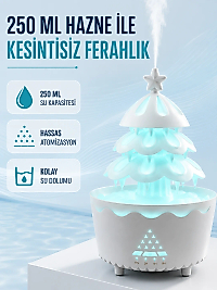 Şans Ağacı LED Işıklı Ultrasonik Buhar Makinesi Esansiyel Yağ Aroma Yayıcı
