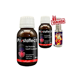 PROSTAFFECT 50 ML ŞURUP 2 ADET ERKEKLERİN ÖZEL DURUMLARINA İÇECEK FORMUNDA ÖZEL ŞURUB + LUSTRA MASAJ YAĞI