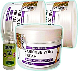 WEST & MONTH VARCSE VNİS BAKIM KREMİ 100 ML X 3 ADET + ÇÖREK OTU YAĞI 30 ML