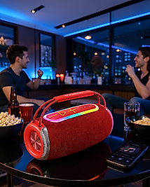 Bluetooth 5.3 Hoparlör 20W RMS Çift Sürücülü RGB Işık XUCZX360SPEAKER-1-1