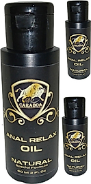 CARABOA KADINLAR VE AP.ERKEKLER IÇİN ANALRELAX OİL 3 ADET LUBRİCANTANALRAHATLATICI KASGEVŞETİCİ KAYDIRICIYAĞ 60 ML