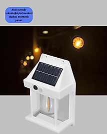 Çok Modlu Güneş Enerjili Bahçe ve Balkon Lambası