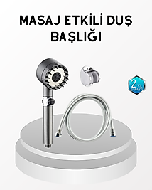 Masaj Etkili Duş Başlığı – Su Tasarruflu, Yüksek Basınçlı ve Cilt Dostu Tasarım