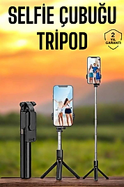 Selfie Çubuğu Tripod Kumandalı UUCZSELFİEÇUBUĞU2-1