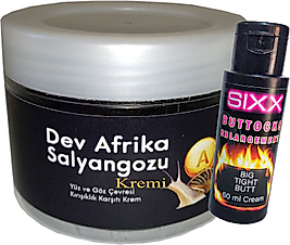 BONİE GİANT 100ML KSIXX:29 KREM DEV AFRİKA SALYANGOZU ANTİ-AGİNG İLE BİRLİKTE + SIXX KAICA SEKİIIENDIRME KREMİ 60 ML