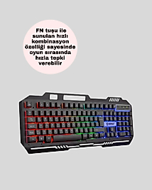 PG8018 LED Aydınlatmalı Mekanik Klavye Mouse – Oyunlarda Üstün Performans