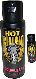 HOT RHİNO XXXL 60 ML 2 ADET ERKEĞE HACİM KATILIK ZAMAN MASAJ KREMİ