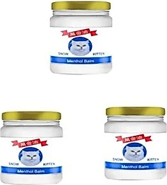 SÜPER SNOW KİTTEN MUZİCEVİ MENTHOL BALM KREMİ 50 ML X 3 ADET