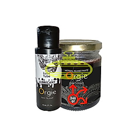 L.ORGİE KADINLARA VE ERKEKLERE LUBRİCANT60 ML GEL + ERKEKLERE ÖZEL 240 GR MACUN